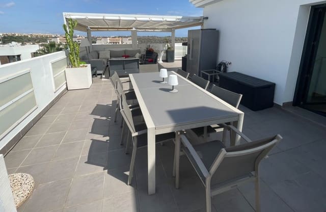 Ático de 3 habitaciones en Lomas de Campoamor - Las Ramblas, Orihuela en venta con piscina - 385.000 € (Ref: 9862190)