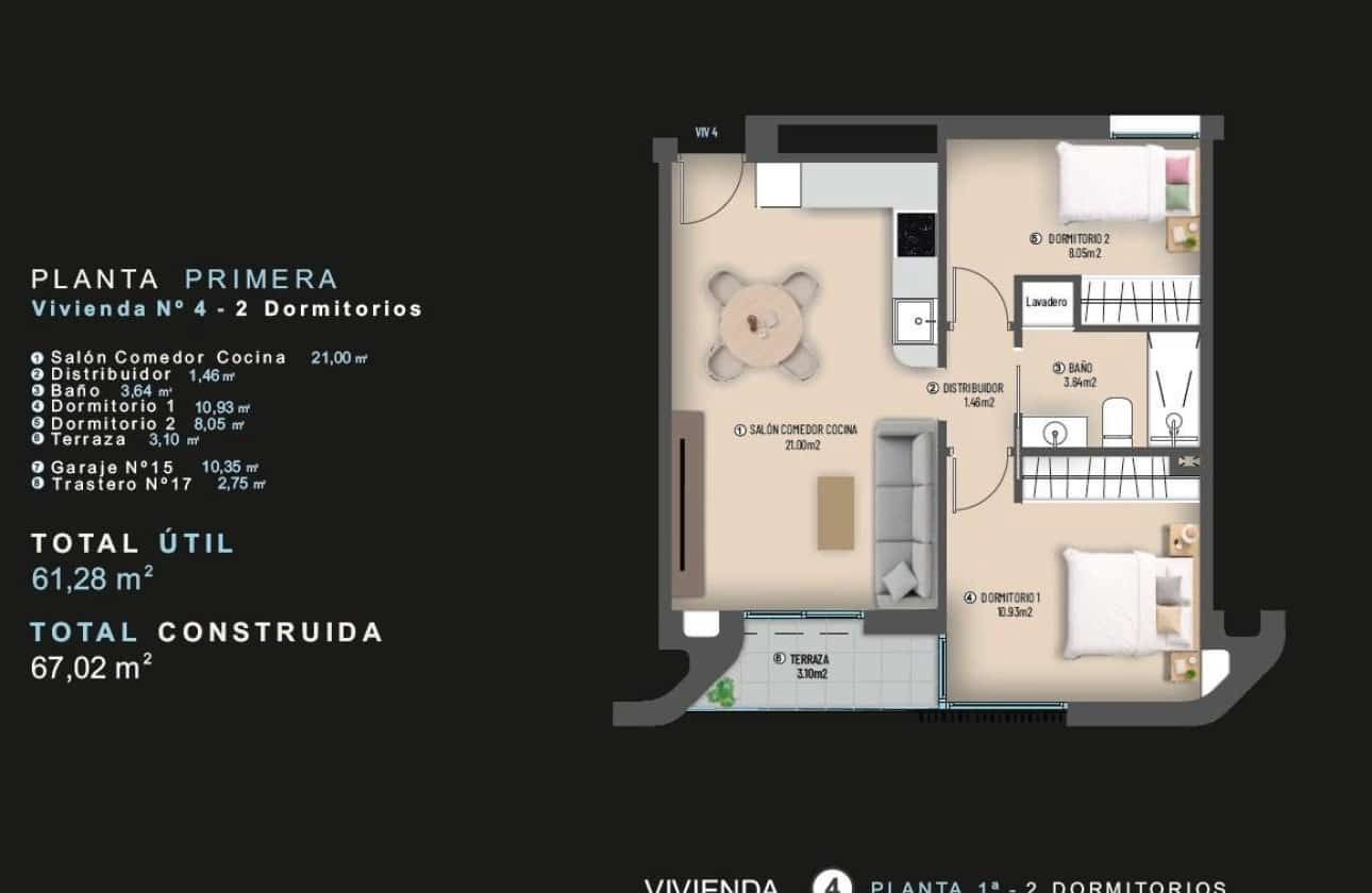 2 slaapkamer Appartement te koop in Torrevieja met zwembad - € 282.000 (Ref: 9885332)