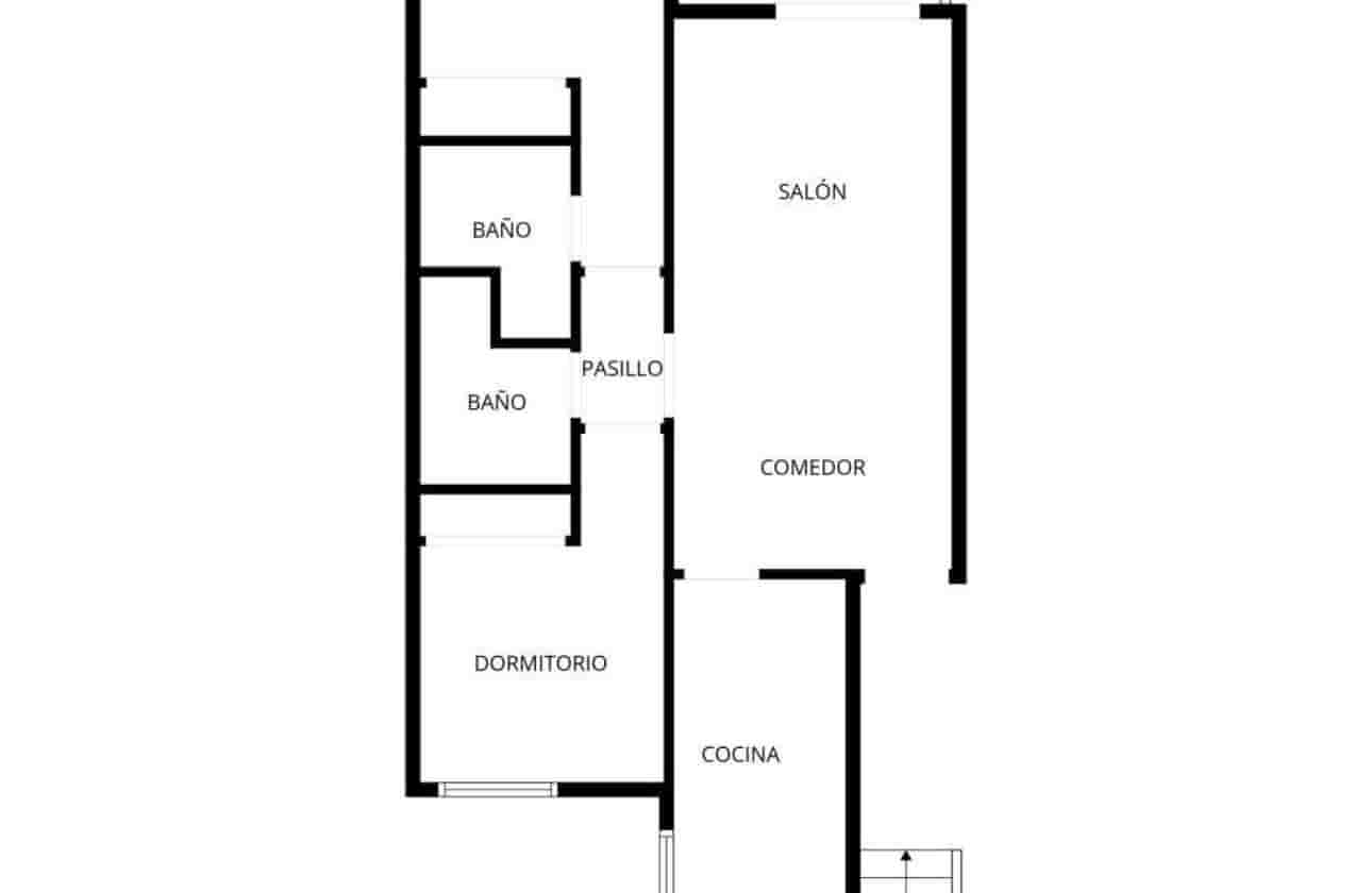 2 slaapkamer Penthouse te koop in Torre de la Horadada met zwembad - € 259.000 (Ref: 9983242)