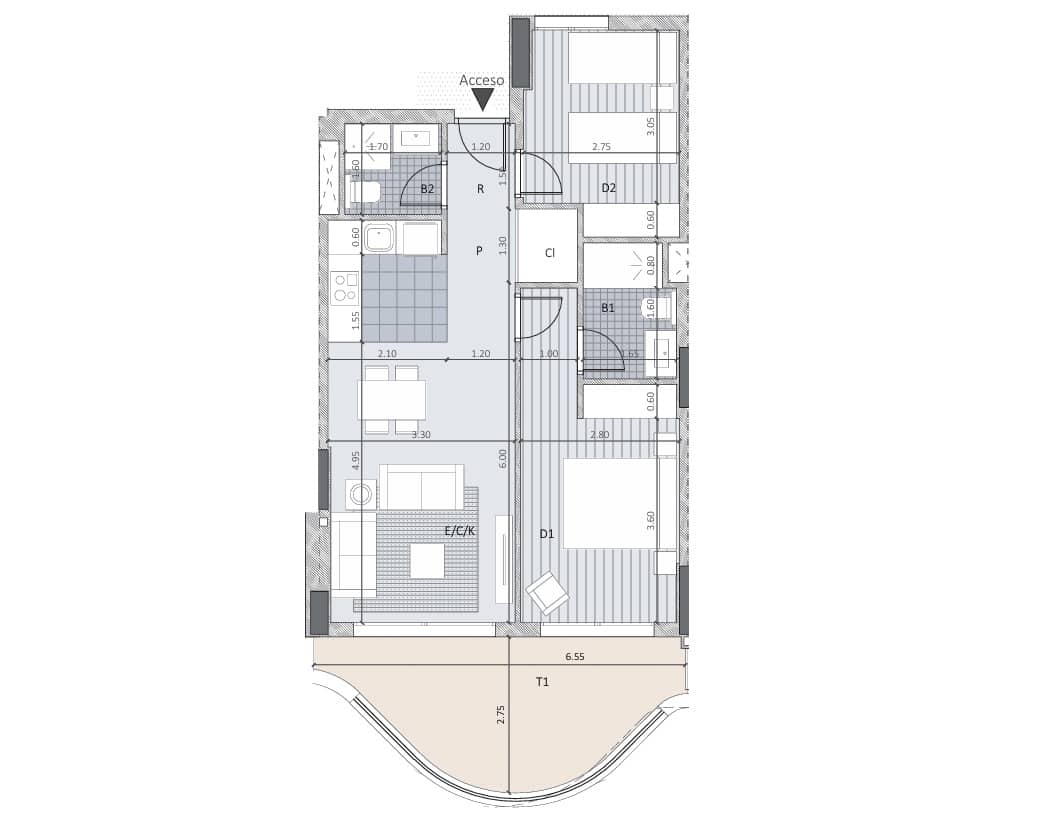 Apartamento de 2 habitaciones en Fuengirola en venta con piscina garaje - 469.000 € (Ref: 10160050)