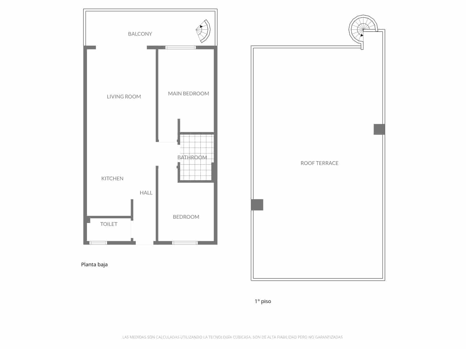2 soverom Penthouse til salgs i Torrequebrada med svømmebasseng garasje - € 280 000 (Ref: 9733448)