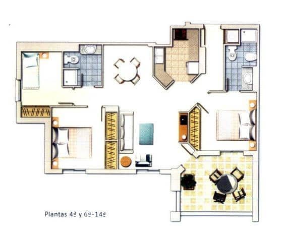 Apartamento de 3 habitaciones en Torrevieja en venta - 259.900 € (Ref: 9462403)