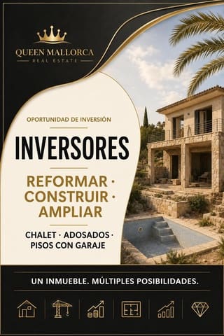 6 bedroom Villa for sale in Palma de Mallorca with garage - € 599,000 (Ref: 10004282)