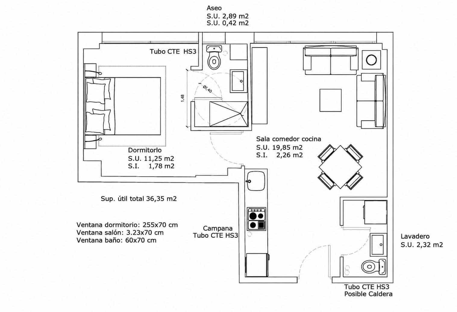 1 quarto Comercial para venda em Palma de Mallorca - 179 500 € (Ref: 10005715)