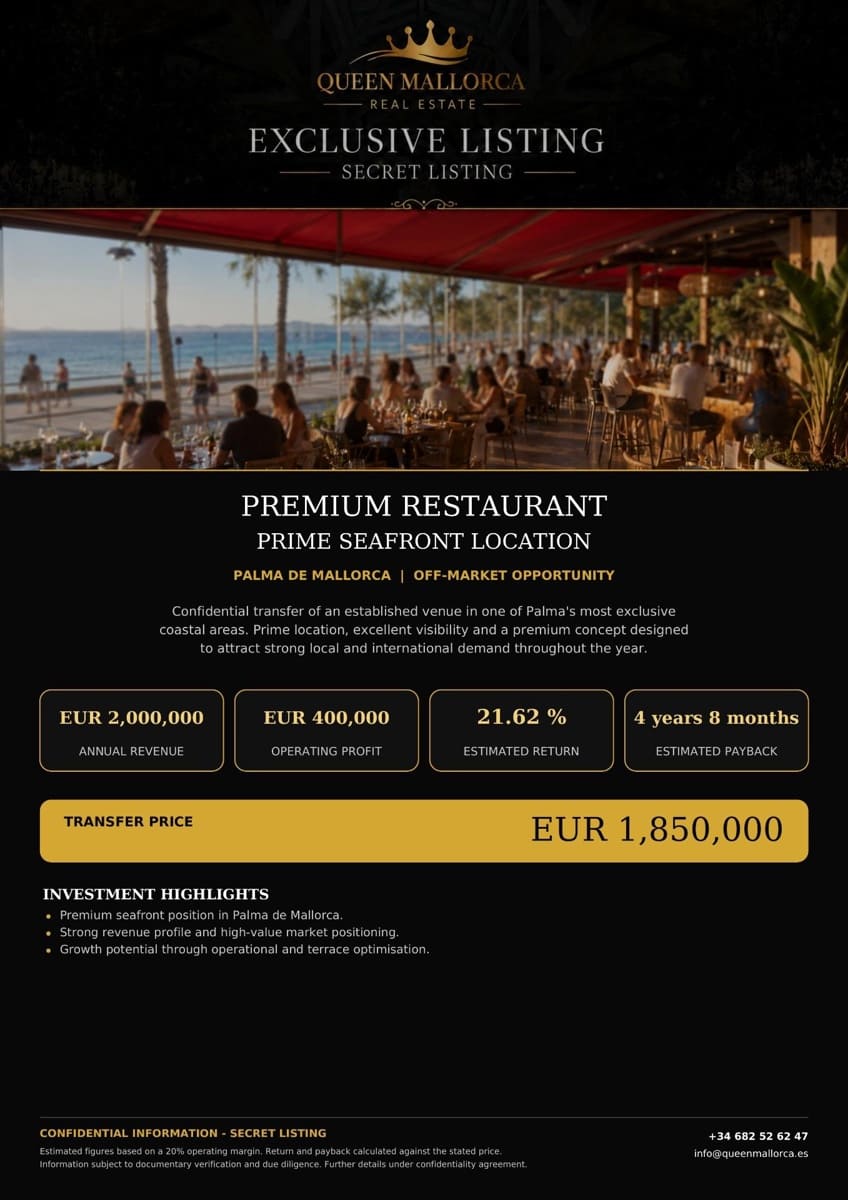 Commercial for sale in Palma de Mallorca - € 1,850,000 (Ref: 10015663)