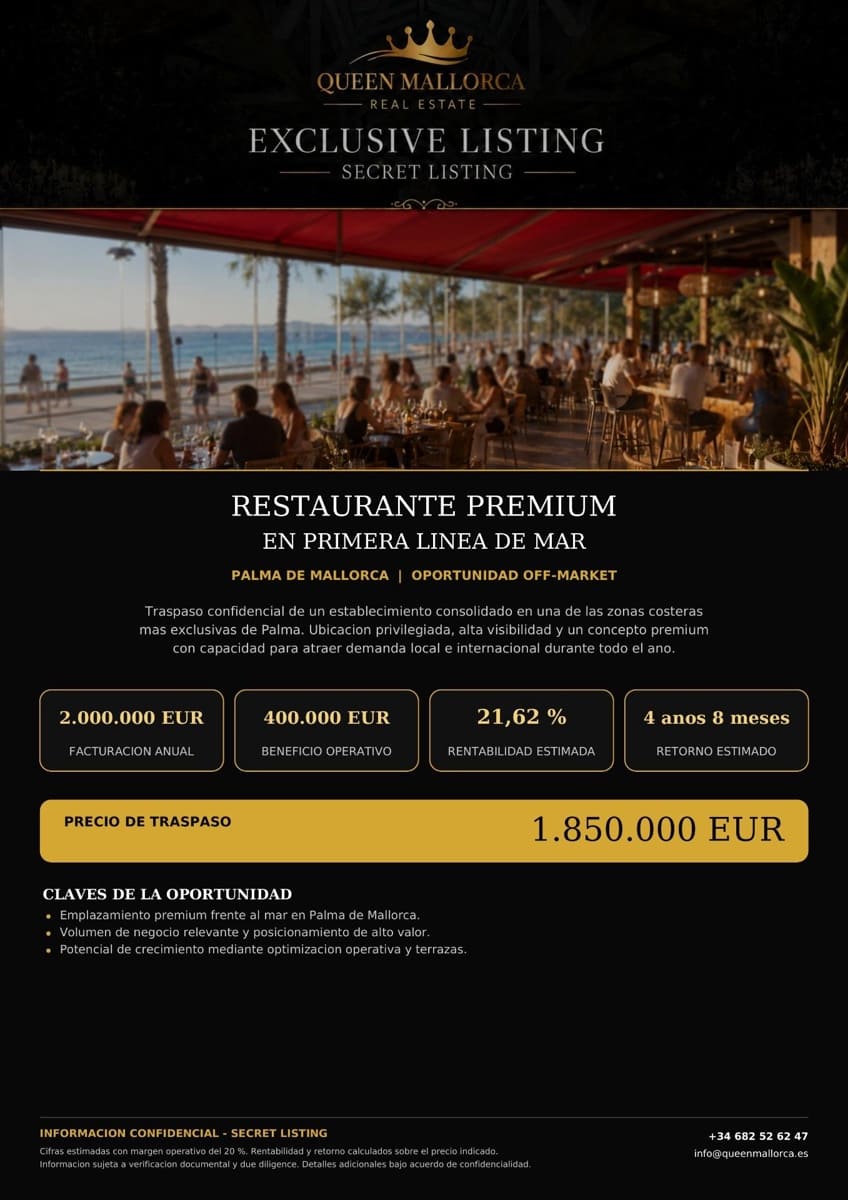 Commercial for sale in Palma de Mallorca - € 1,850,000 (Ref: 10015663)