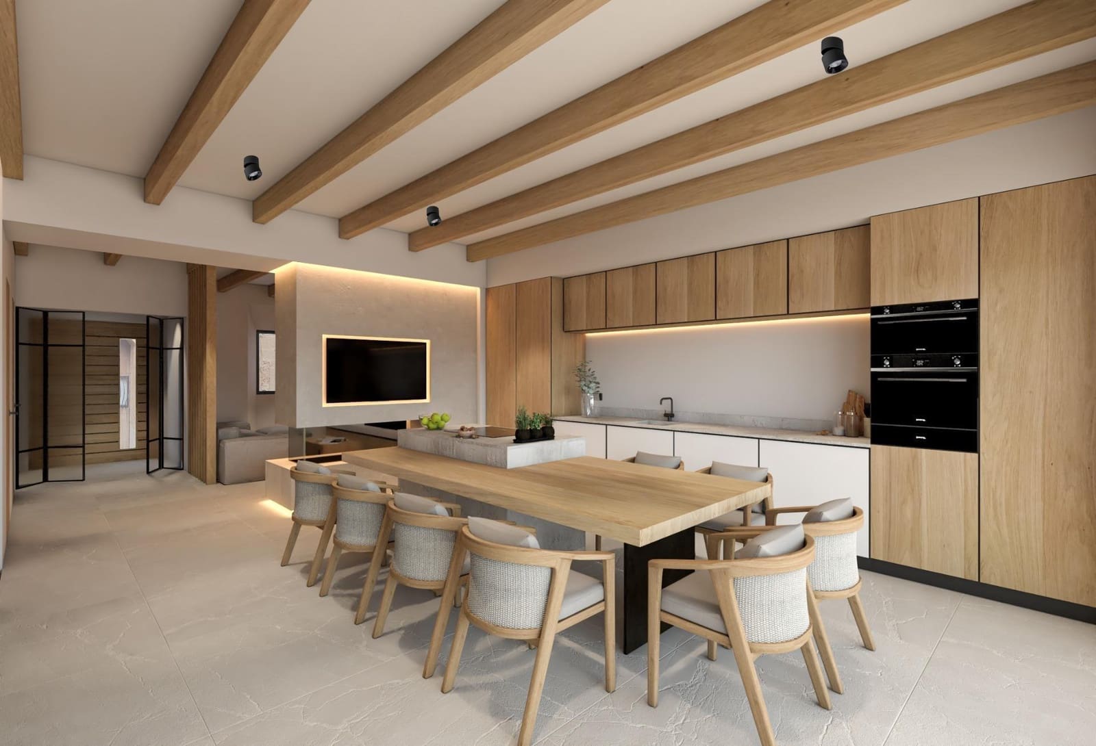 3 chambre Villa/Maison Mitoyenne à vendre à Alaro avec garage - 1 390 000 € (Ref: 10044904)