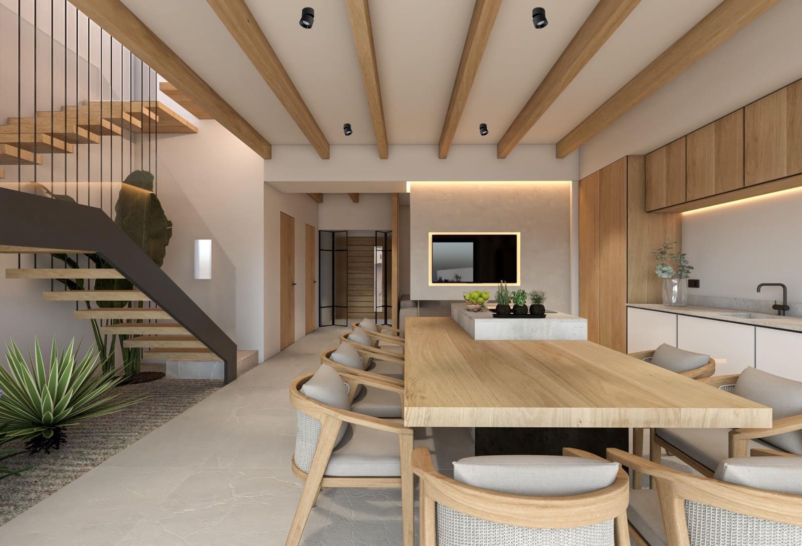3 chambre Villa/Maison Mitoyenne à vendre à Alaro avec garage - 1 390 000 € (Ref: 10044904)