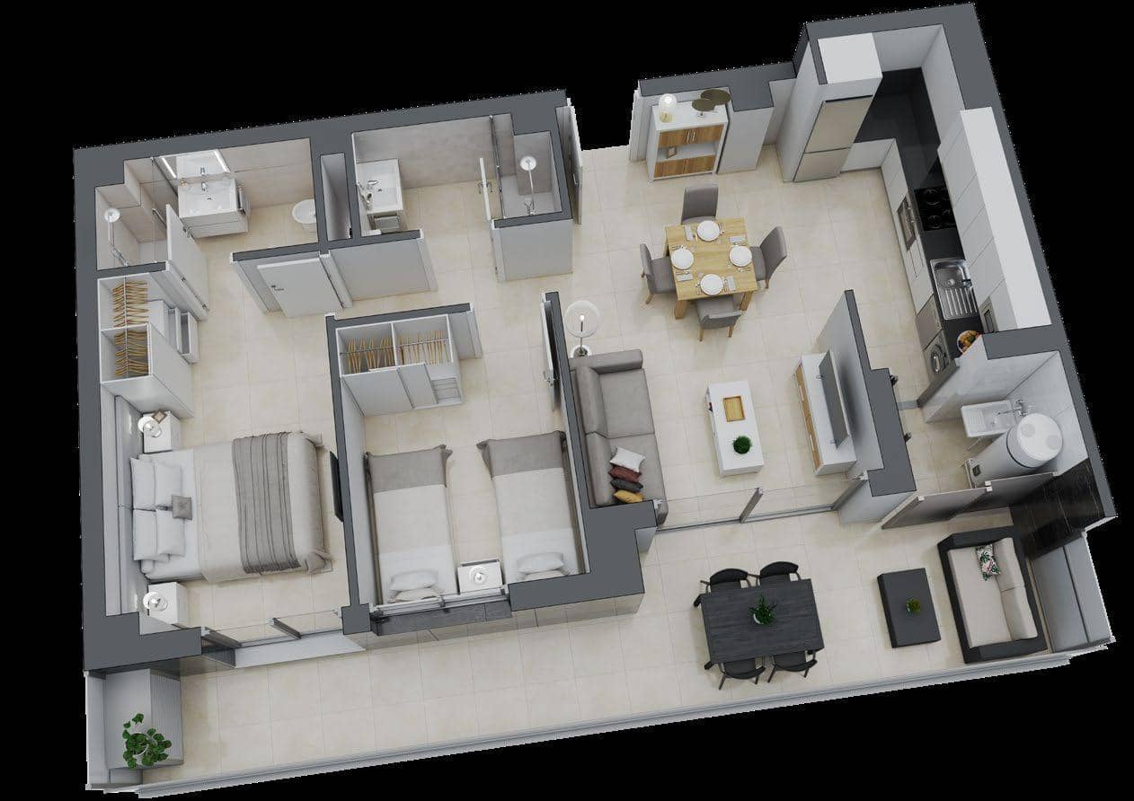 Piso de 2 habitaciones en Cabanes en venta con piscina - 299.600 € (Ref: 10120258)