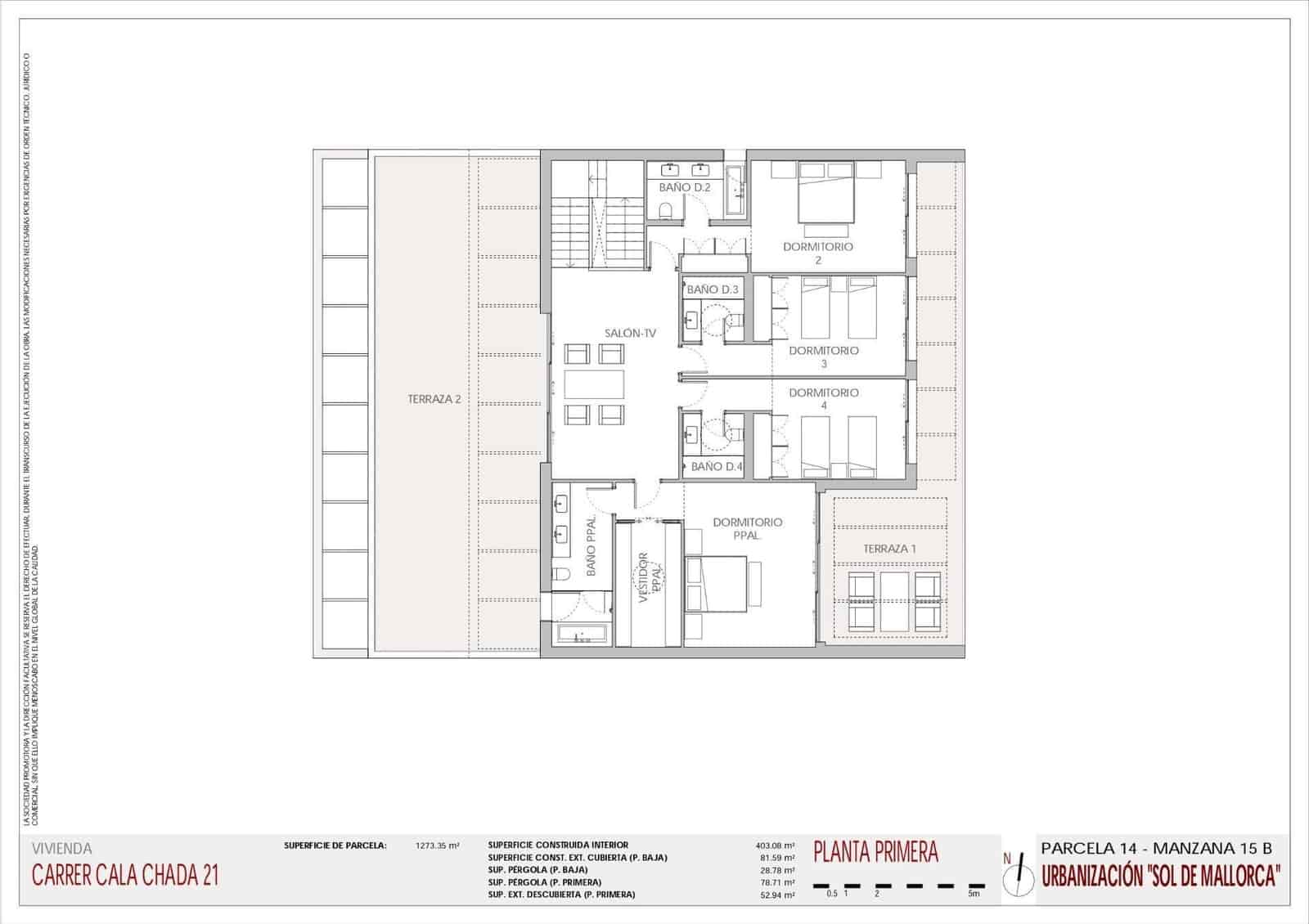 5 makuuhuone Huvila myytävänä paikassa Illetas mukana uima-altaan 
autotalli - 3 600 000 € (Ref: 8597503)