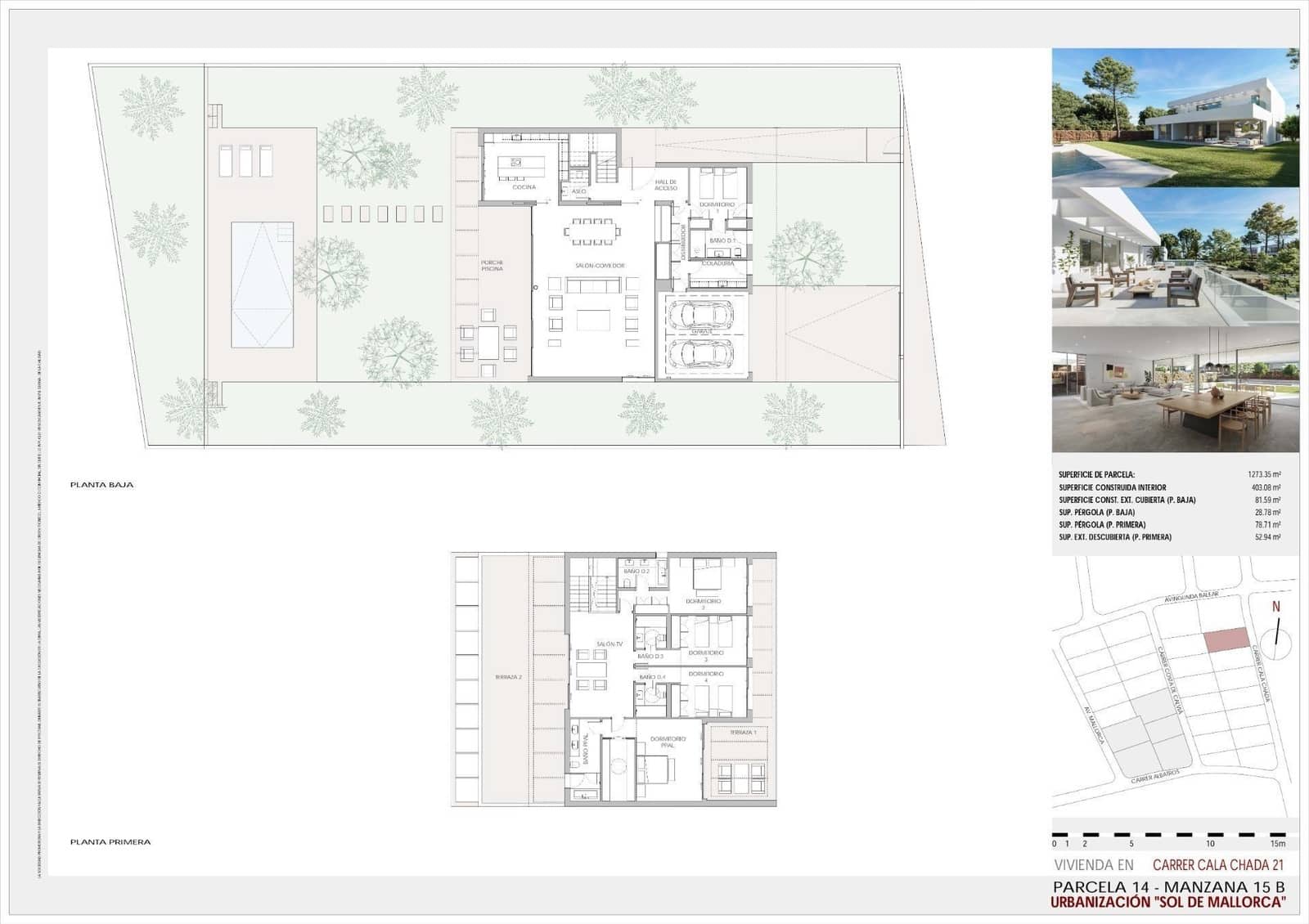 5 makuuhuone Huvila myytävänä paikassa Illetas mukana uima-altaan 
autotalli - 3 600 000 € (Ref: 8597503)