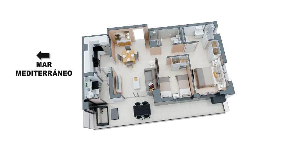 2 soveværelse Lejlighed til salg i Cabanes med swimmingpool garage - € 280.000 (Ref: 9161069)