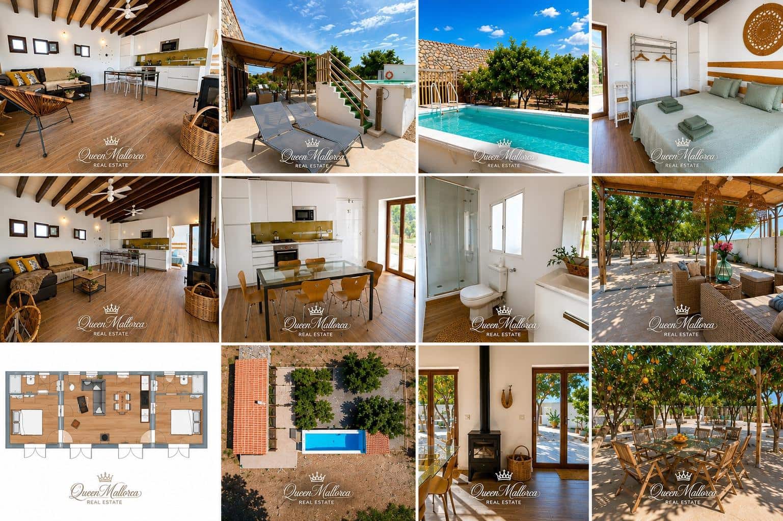 2 soveværelse Finca/Landehus til salg i Campanet med swimmingpool garage - € 595.000 (Ref: 9165841)
