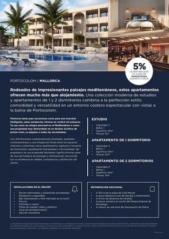 1 sypialnia Hotel na sprzedaż w Portocolom, Felanitx z basenem - 308 000 € (Ref: 9656178)