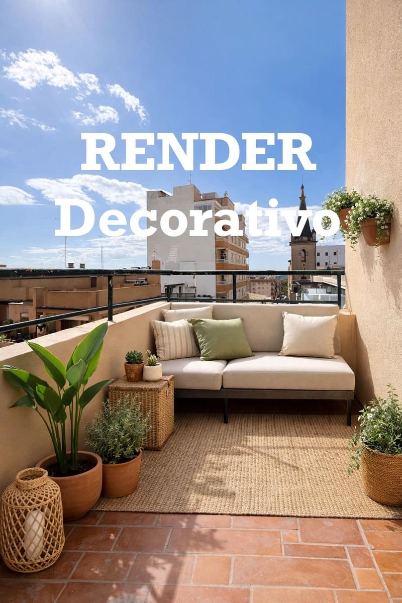 3 soveværelse Lejlighed til salg i Palma de Mallorca - € 425.000 (Ref: 9762054)