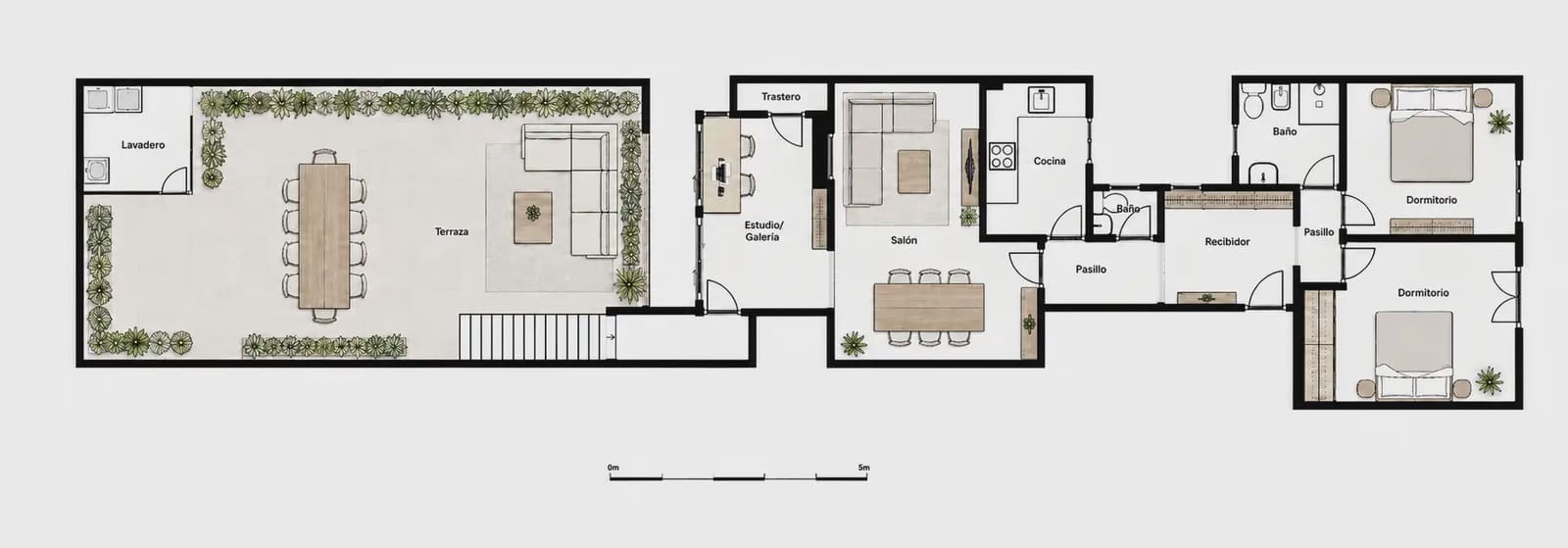Piso de 2 habitaciones en Barcelona ciudad en venta - 890.000 € (Ref: 10009308)