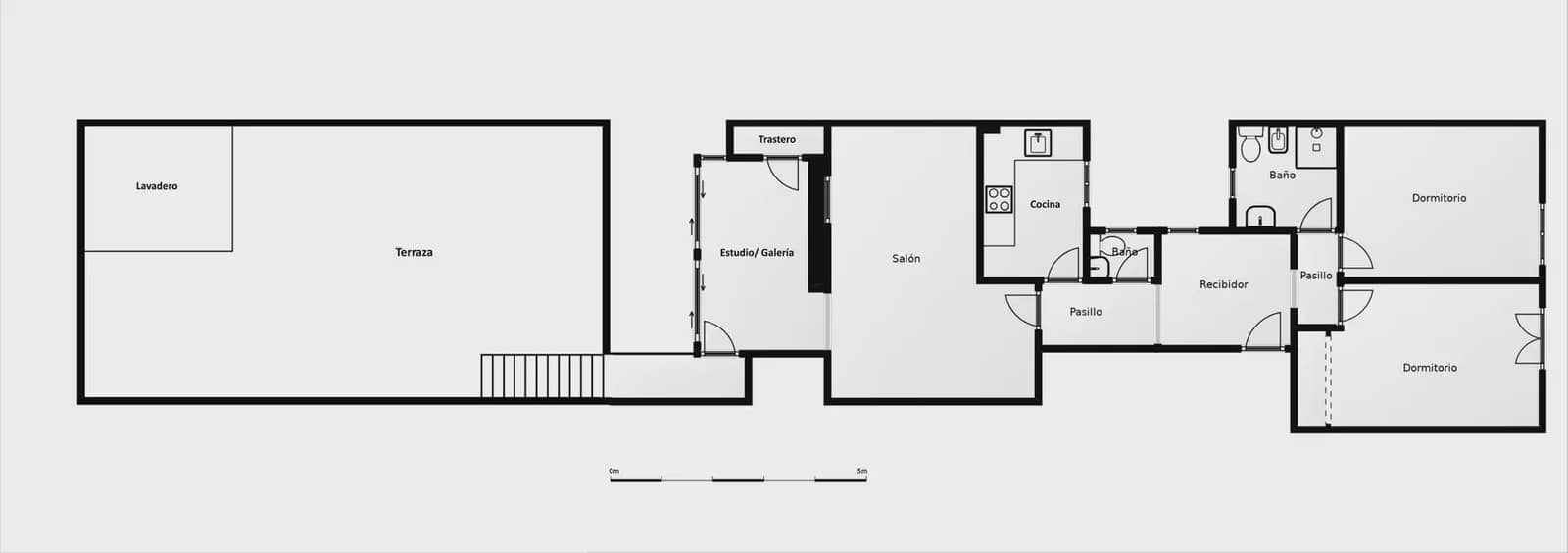 Piso de 2 habitaciones en Barcelona ciudad en venta - 890.000 € (Ref: 10009308)