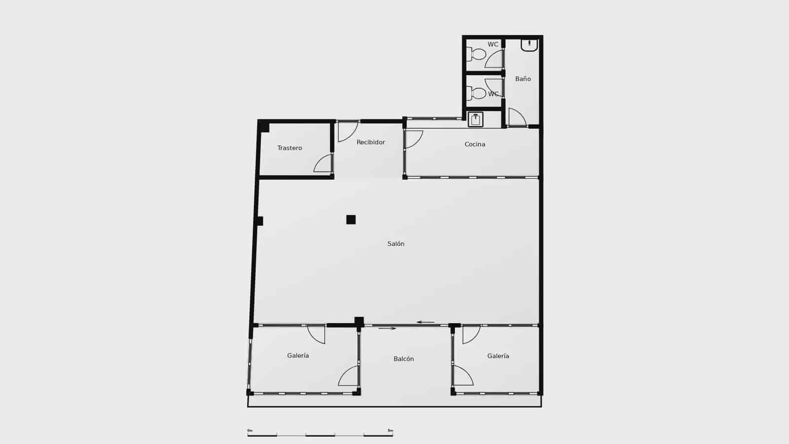 Büro zu vermieten in Barcelona Stadt - 2.550 € (Ref: 10047584)