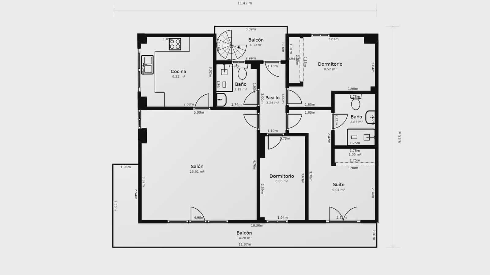 3 bedroom Flat for sale in El Papiol with pool garage - € 395,000 (Ref: 10054448)
