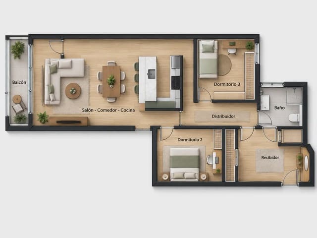 3 camera da letto Appartamento in vendita in El Poble Sec, Barcelona città - 349.000 € (Rif: 10104327)