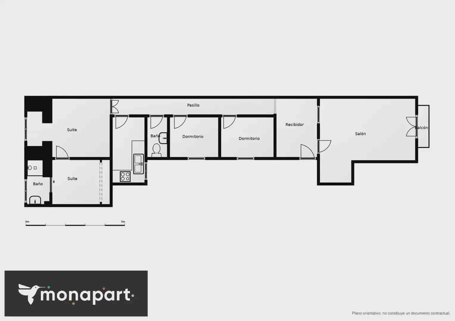 3 slaapkamer Flat te koop in Barcelona stad - € 399.000 (Ref: 10124671)