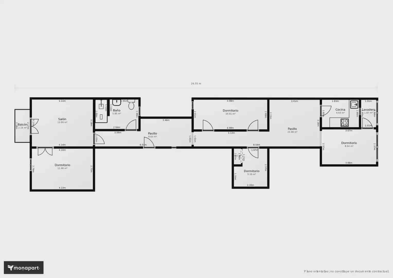 3 slaapkamer Flat te koop in Barcelona stad - € 579.000 (Ref: 10172968)