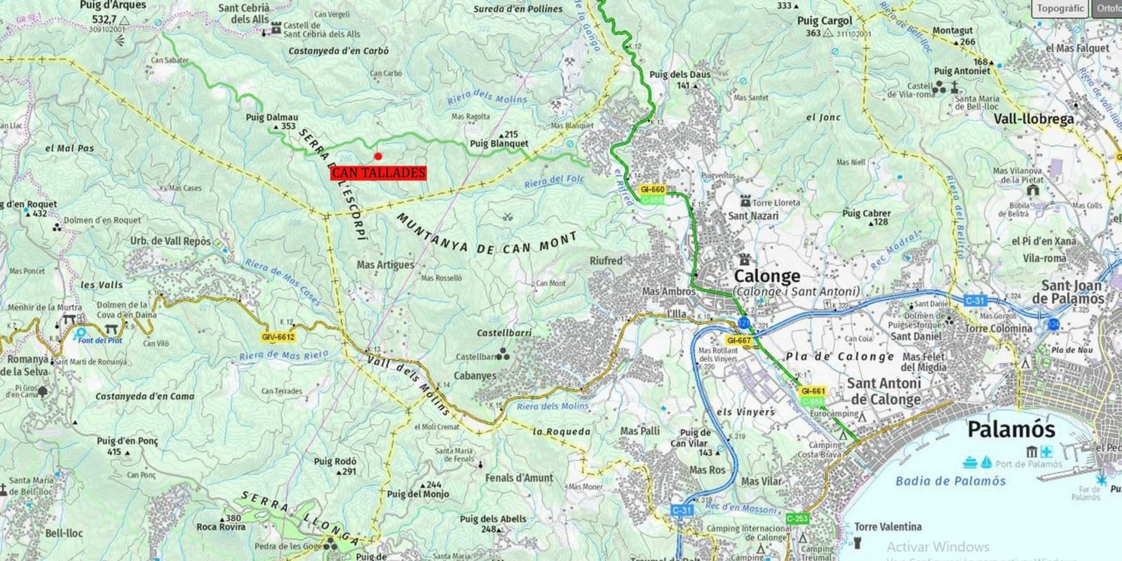 8 soveværelse Finca/Landehus til salg i Cruilles Monells i Sant Sadurni de I'Heura - € 1.000.000 (Ref: 8585235)