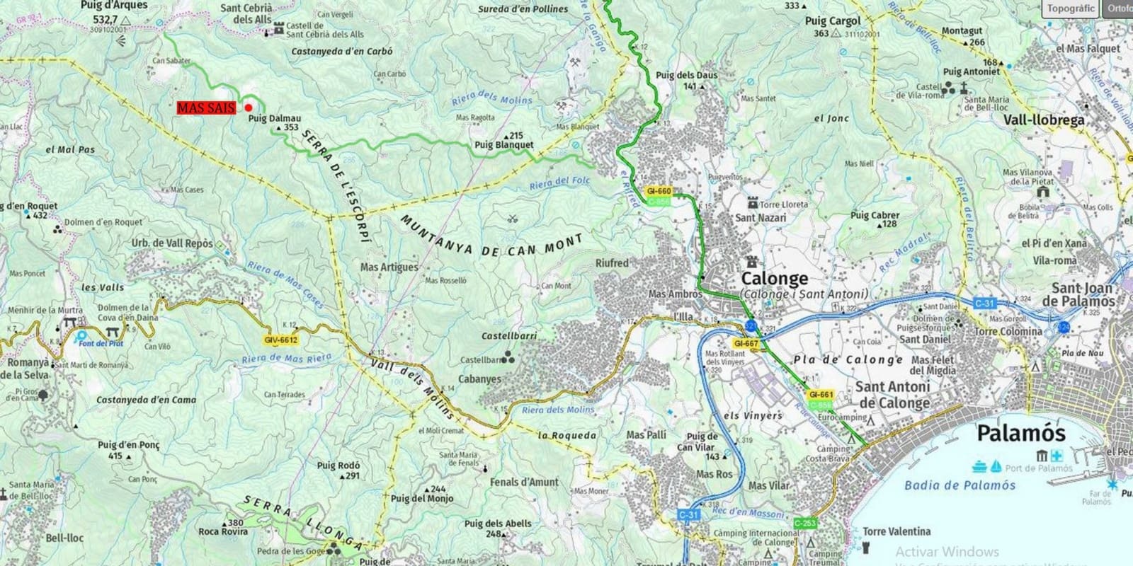 5 soveværelse Finca/Landehus til salg i Cruilles Monells i Sant Sadurni de I'Heura med garage - € 900.000 (Ref: 8585236)