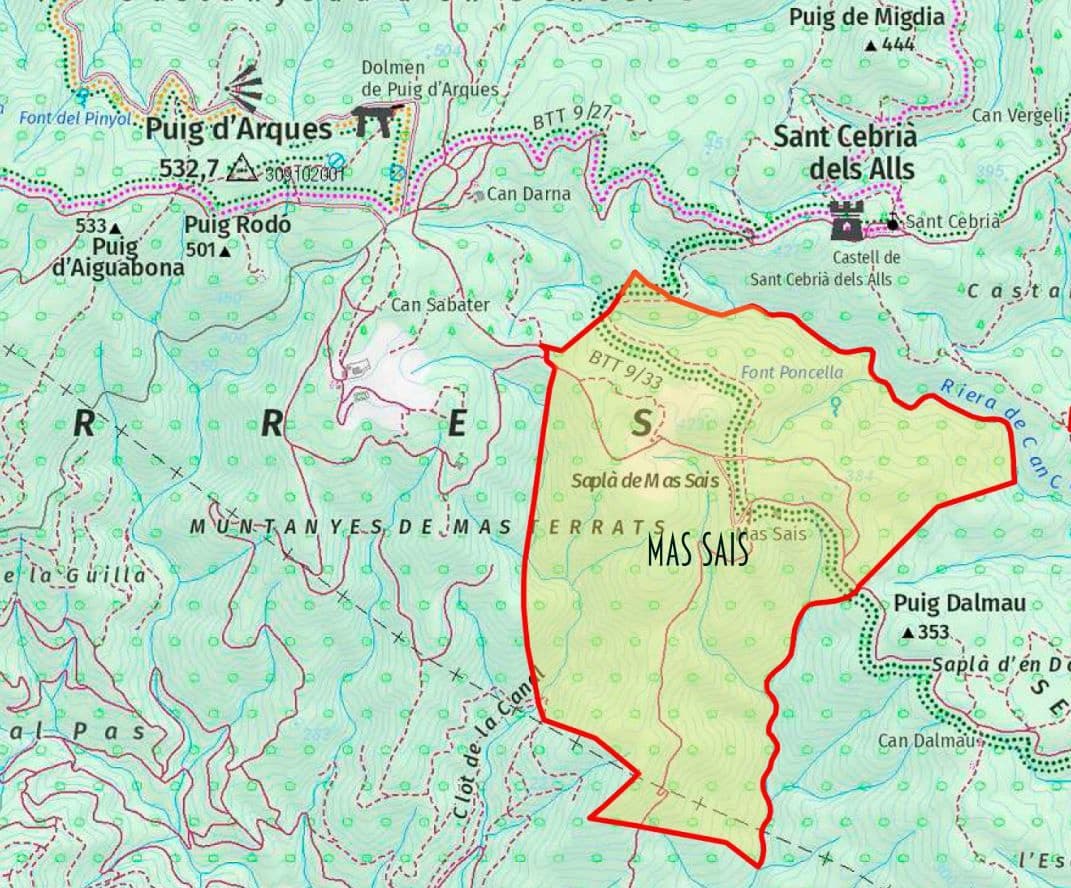 5 soveværelse Finca/Landehus til salg i Cruilles Monells i Sant Sadurni de I'Heura med garage - € 900.000 (Ref: 8585236)