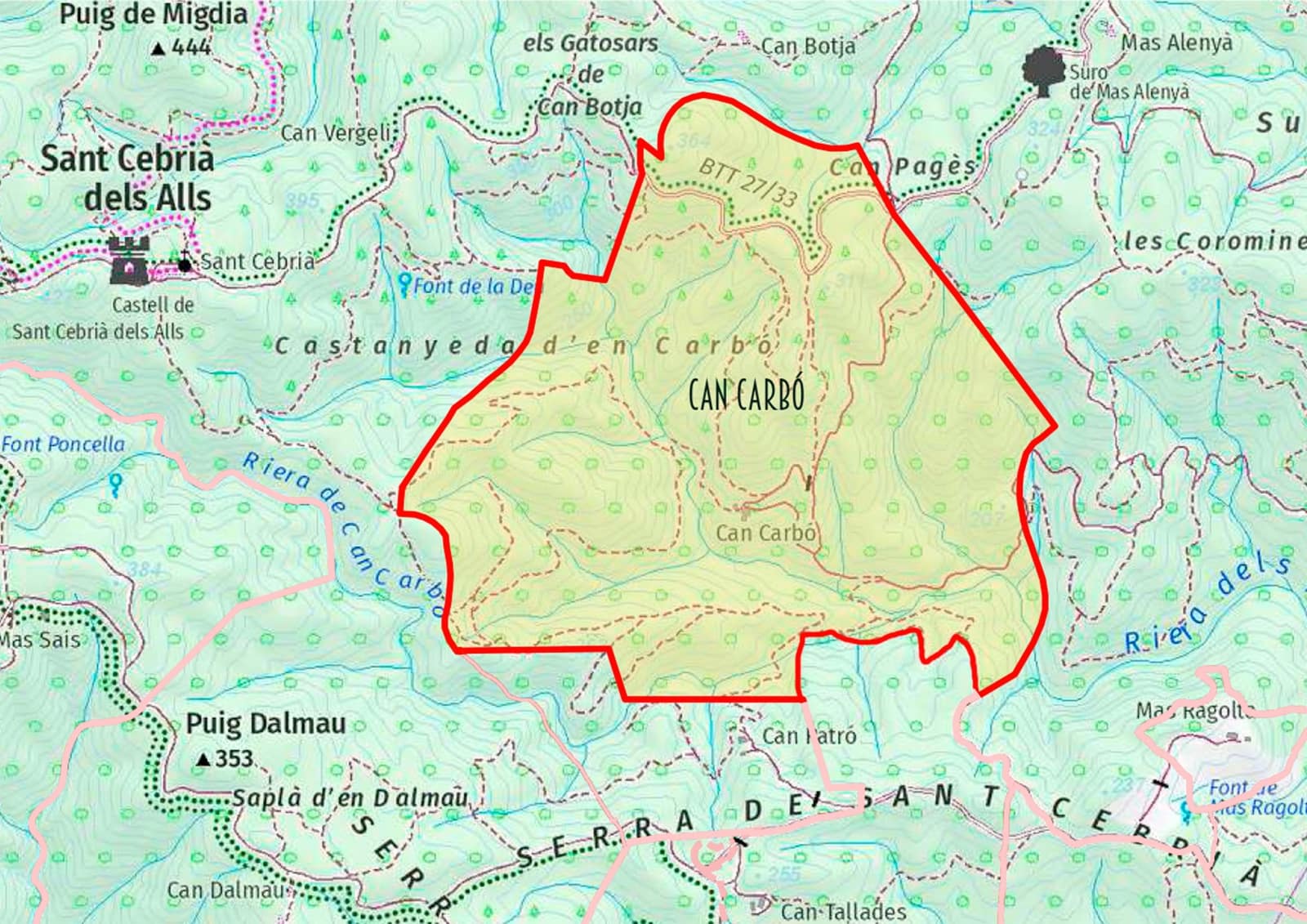 6 soveværelse Finca/Landehus til salg i Cruilles Monells i Sant Sadurni de I'Heura med garage - € 1.050.000 (Ref: 8585237)