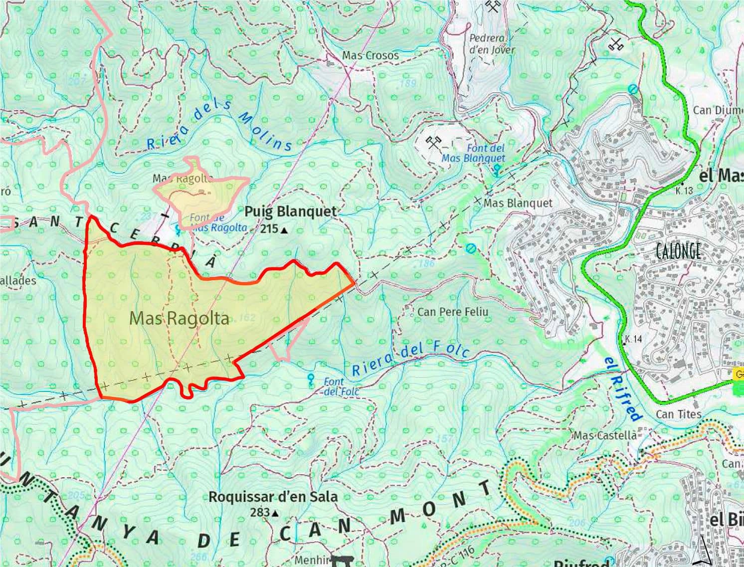 5 sovrum Finca/Hus på landet till salu i Cruilles Monells i Sant Sadurni de I'Heura med garage - 475 000 € (Ref: 8585238)