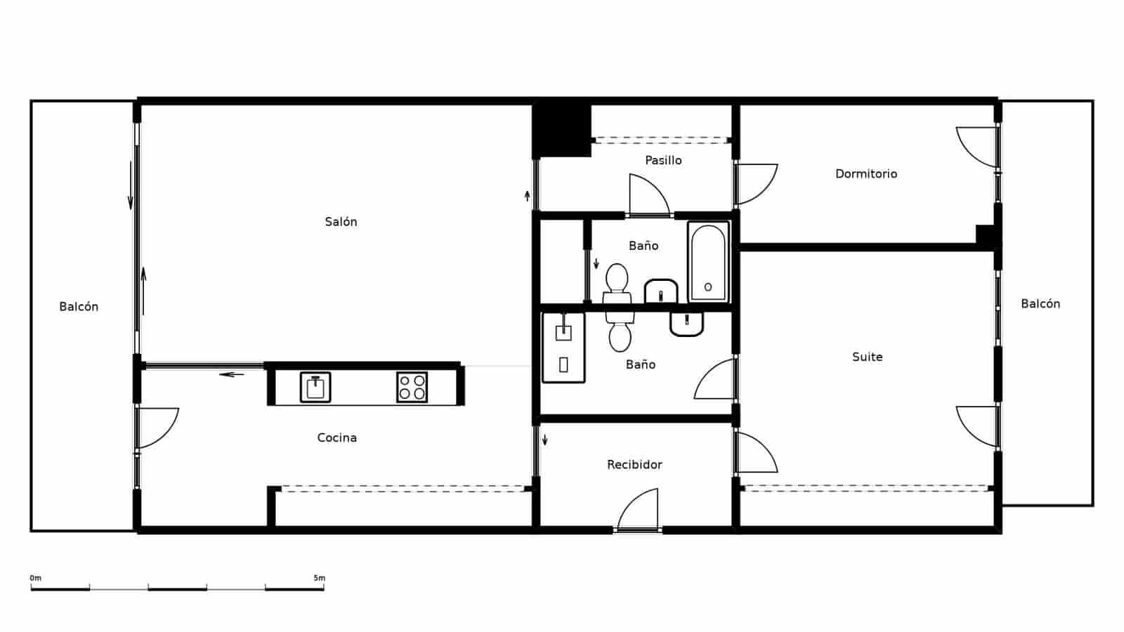 2 sypialnia Mieszkanie na sprzedaż w Miasto Barcelona z basenem garażem - 2 490 000 € (Ref: 8611431)