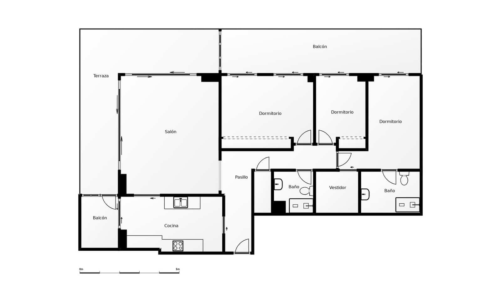 3 soveværelse Lejlighed til salg i Barcelona by med swimmingpool garage - € 1.650.000 (Ref: 8635062)