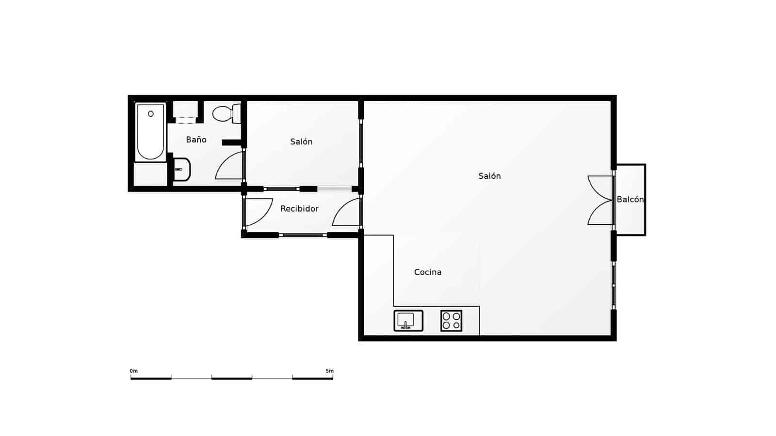 2 slaapkamer Flat te koop in Barcelona stad - € 270.000 (Ref: 8927852)