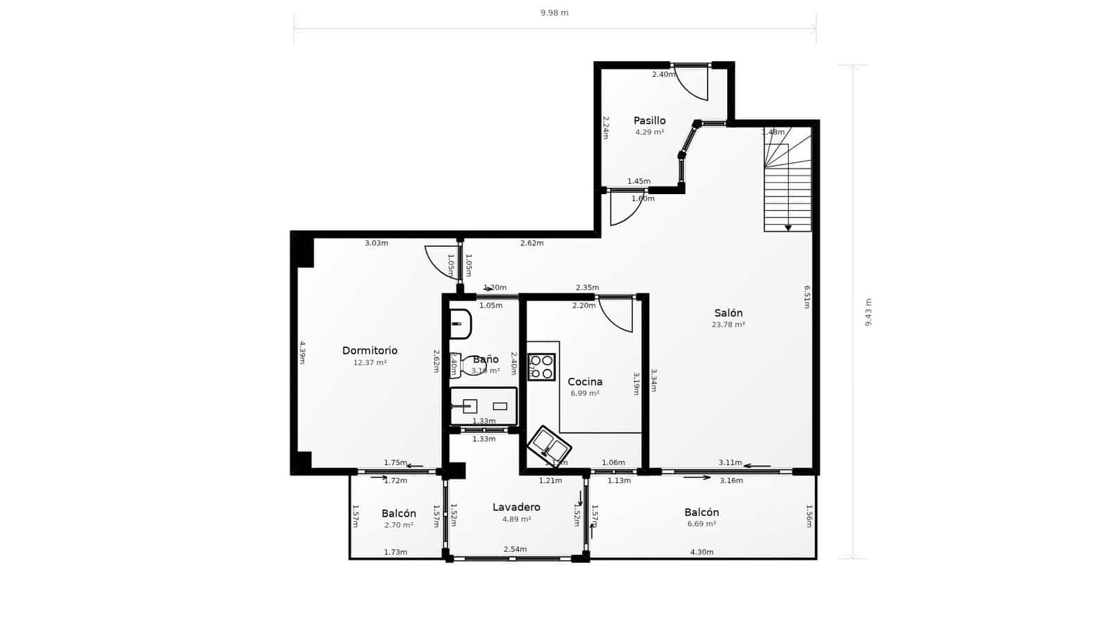 3 sypialnia Apartament na sprzedaż w Miasto Girona z garażem - 340 000 € (Ref: 8977403)