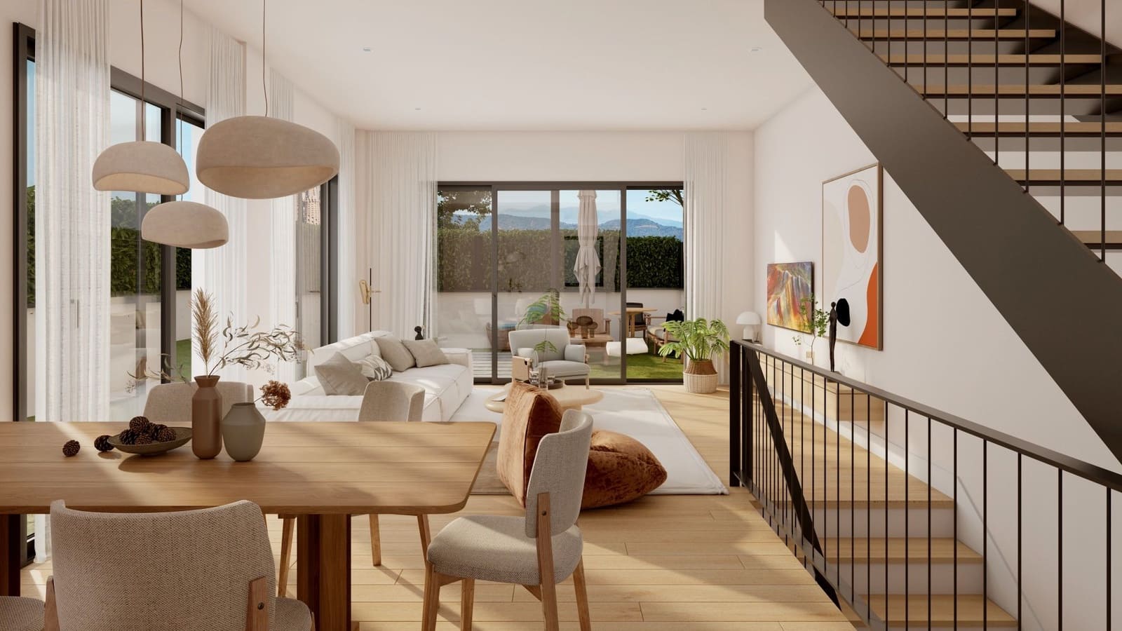 4 soveværelse Semi-Rækkehus til salg i Palau de Plegamans med garage - € 420.000 (Ref: 9013130)