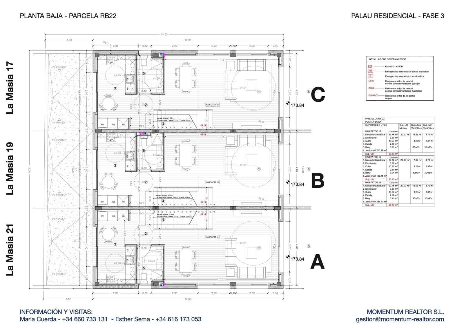 4 soverom Kjedet enebolig til salgs i Palau de Plegamans med garasje - € 420 000 (Ref: 9013132)