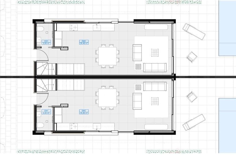 3 soveværelse Semi-Rækkehus til salg i Castelldefels med swimmingpool garage - € 1.150.000 (Ref: 9035708)