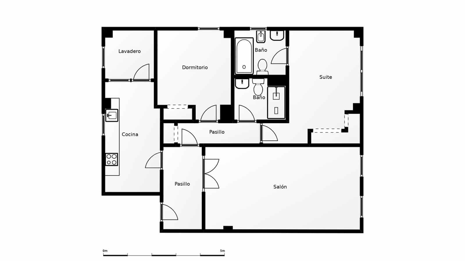 2 quarto Apartamento para venda em Madrid cidade com garagem - 649 000 € (Ref: 9058642)