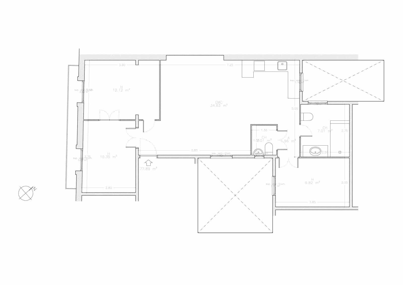 3 soveværelse Lejlighed til salg i Barcelona by - € 395.000 (Ref: 9118371)