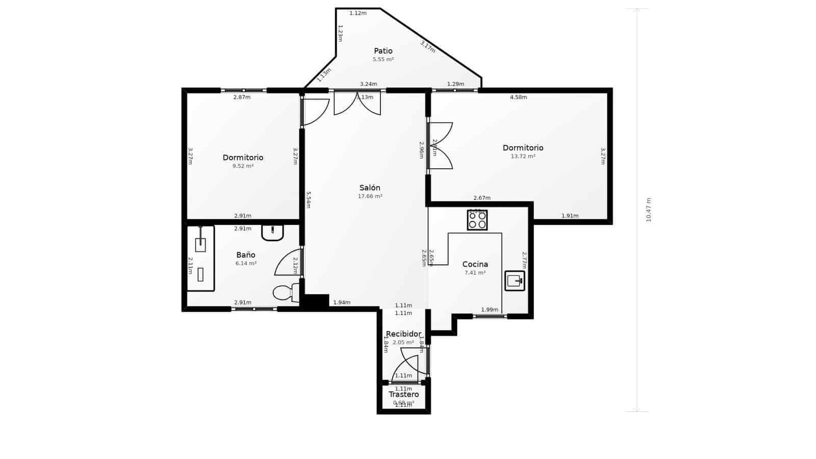 2 sovrum Lägenhet till salu i Barcelona stad - 435 000 € (Ref: 9180068)