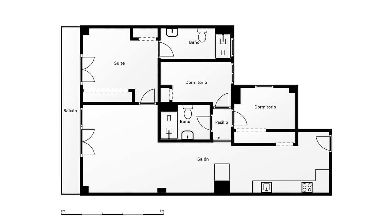 3 sypialnia Penthouse do wynajęcia w Miasto Barcelona - 3 200 € (Ref: 9190546)