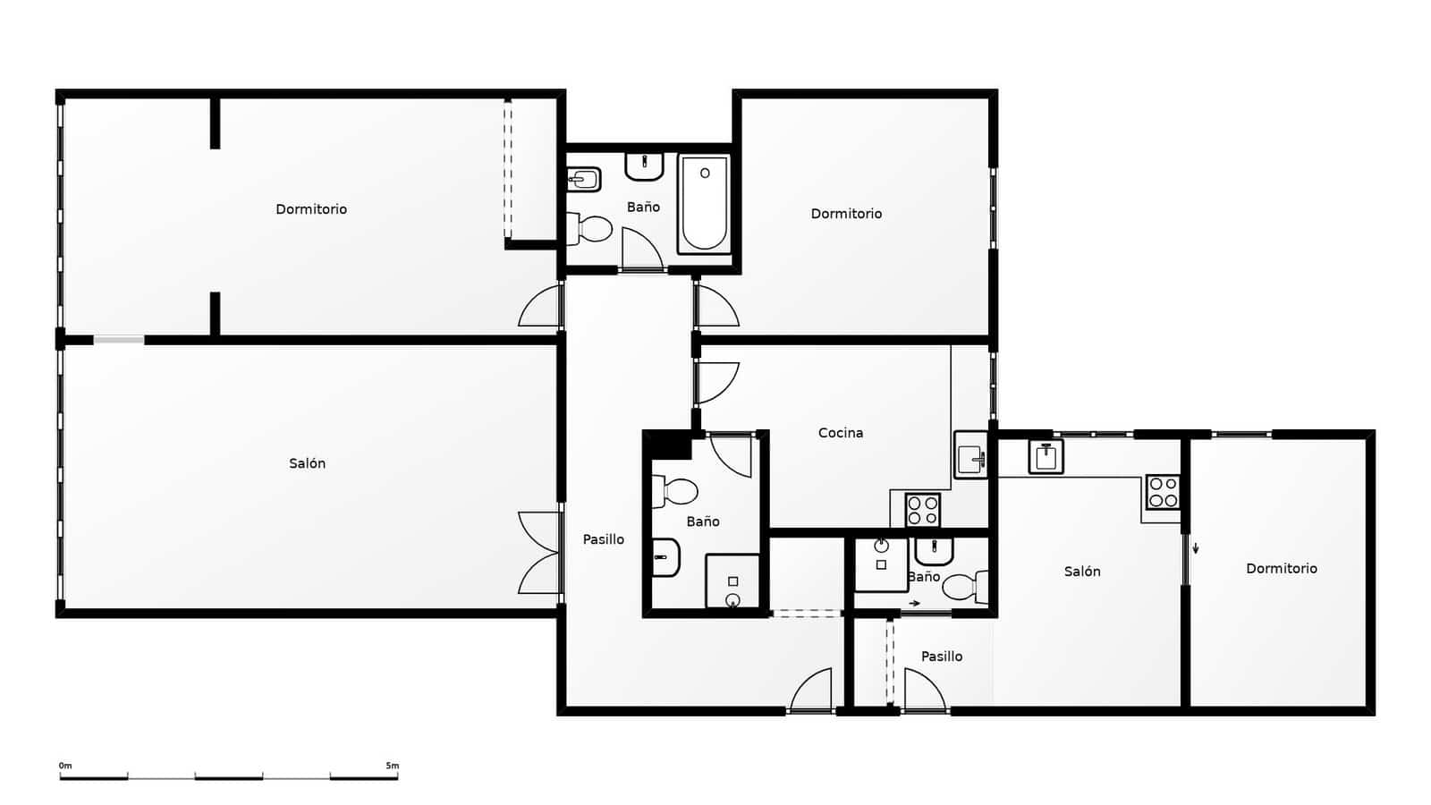 4 soveværelse Lejlighed til salg i Madrid by med garage - € 889.000 (Ref: 9254429)
