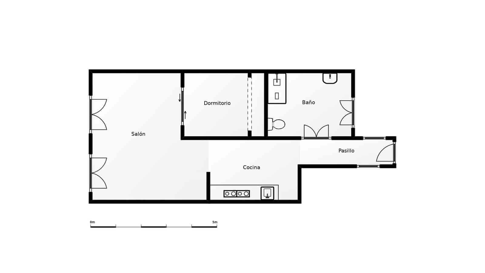 Piso de 1 habitación en Barcelona ciudad en venta - 360.000 € (Ref: 9283478)