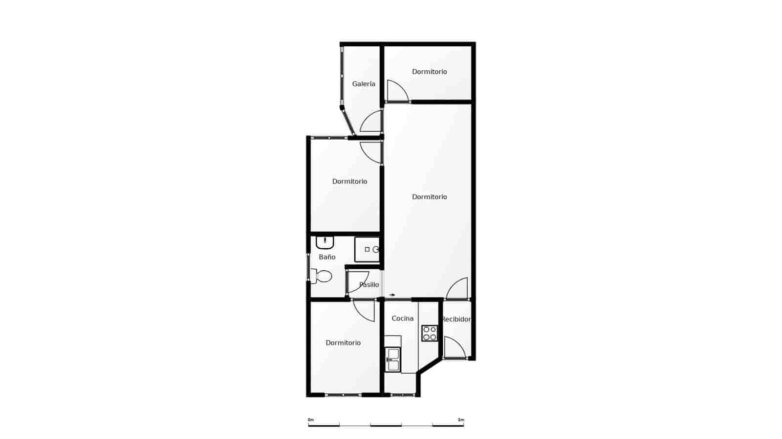 3 quarto Penthouse para venda em Barcelona cidade - 285 000 € (Ref: 9283482)