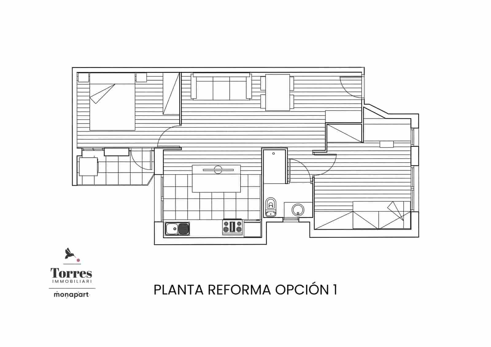 3 quarto Penthouse para venda em Barcelona cidade - 285 000 € (Ref: 9283482)