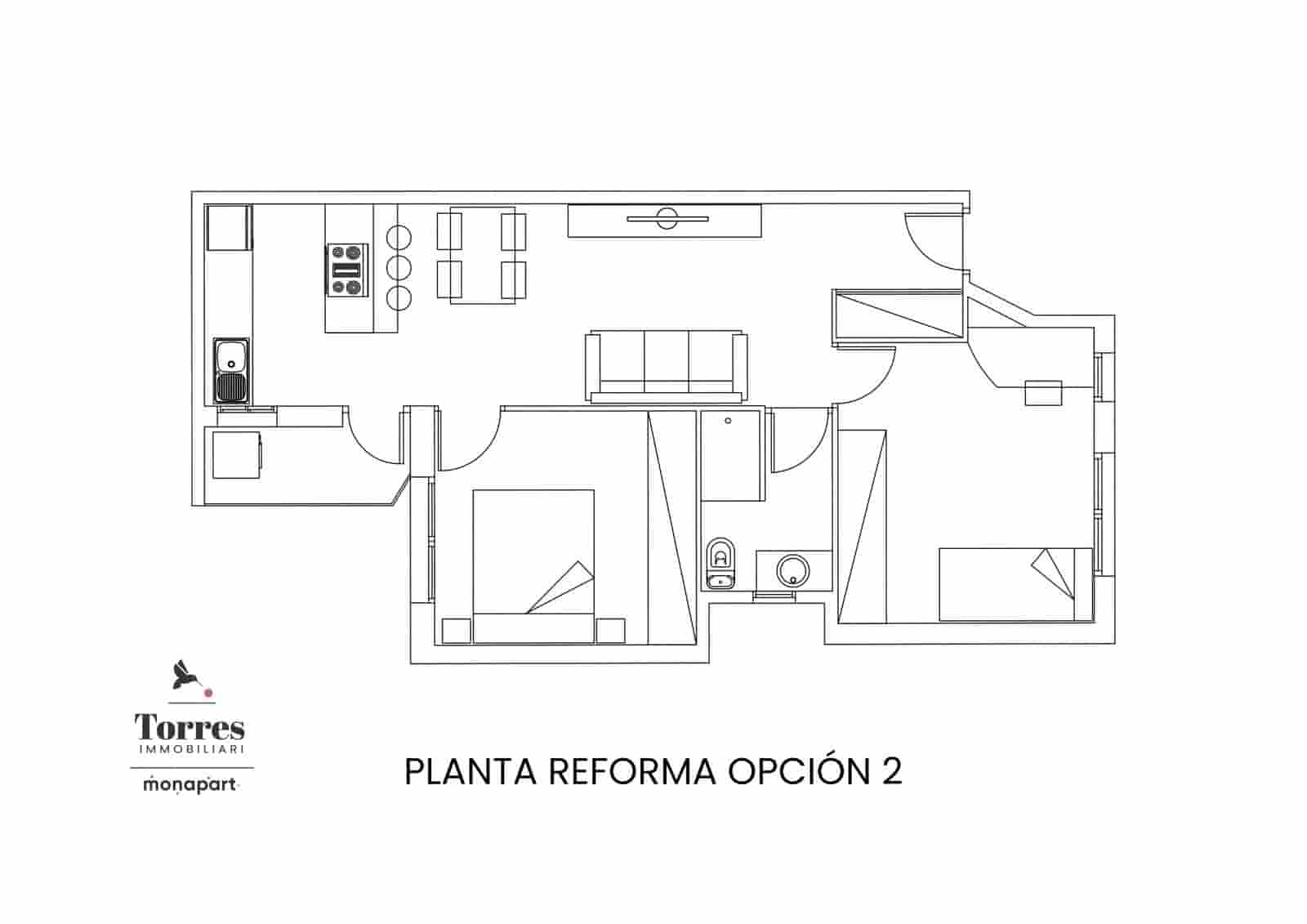 3 quarto Penthouse para venda em Barcelona cidade - 285 000 € (Ref: 9283482)