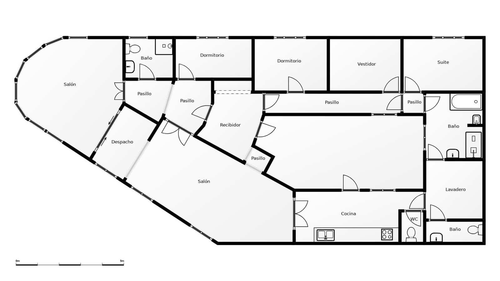 5 quarto Apartamento para venda em Barcelona cidade com garagem - 1 490 000 € (Ref: 9344002)