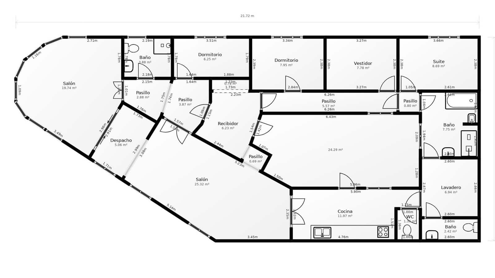 5 quarto Apartamento para venda em Barcelona cidade com garagem - 1 490 000 € (Ref: 9344002)