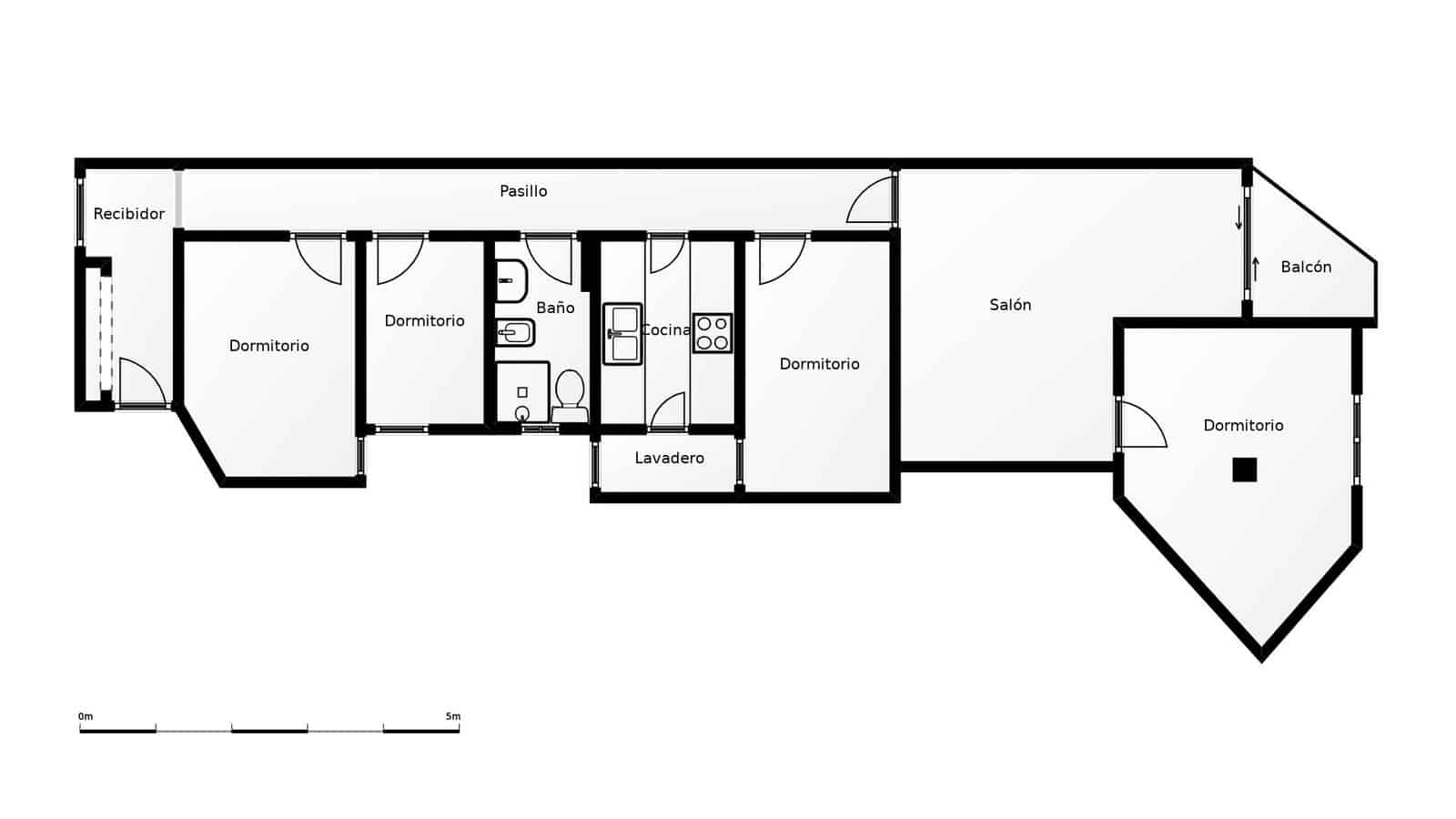 4 soveværelse Lejlighed til salg i Barcelona by - € 470.000 (Ref: 9354160)